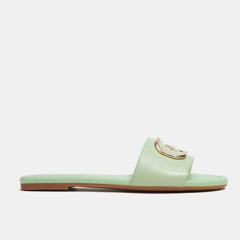 Coach Evy Sandal Pale Pistachio - Picture 3 of 3